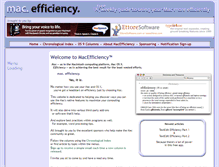 Tablet Screenshot of macefficiency.com